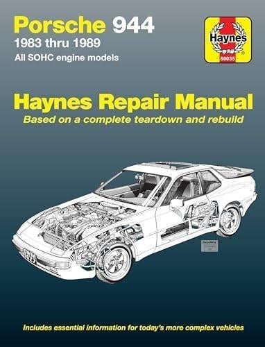 Porsche 944 Haynes manual vraagbaak handleiding, Auto diversen, Handleidingen en Instructieboekjes, Ophalen of Verzenden