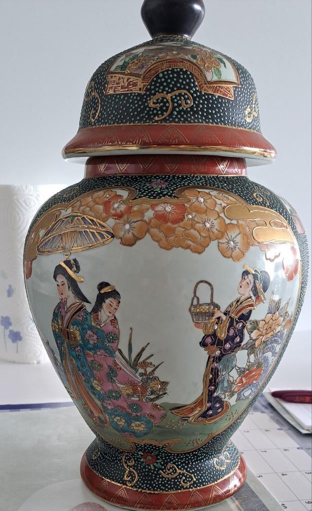 Chinese vaas Satsuma, Antiek en Kunst, Antiek | Vazen, Ophalen of Verzenden