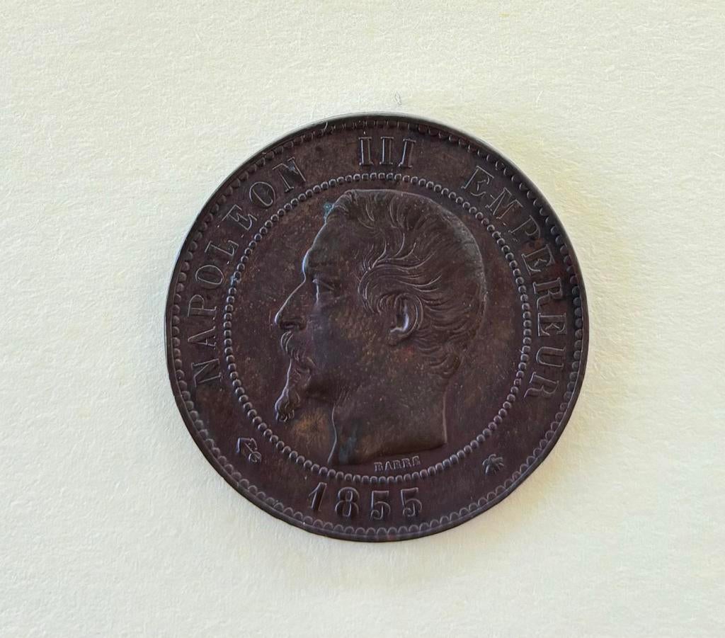 10 centimes Napoléon III 1855 BB, Enlèvement ou Envoi, France, Monnaie en vrac