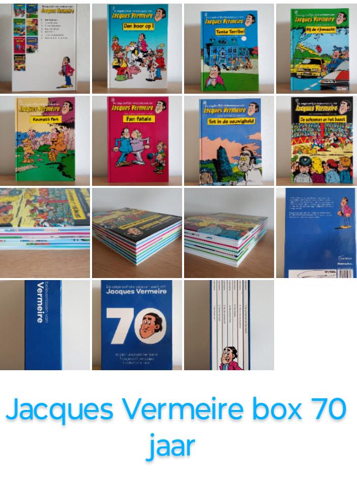 Jacques Vermeire 70 jaar gesigneerde box, oplage 500 stuks, Verzenden, Zo goed als nieuw