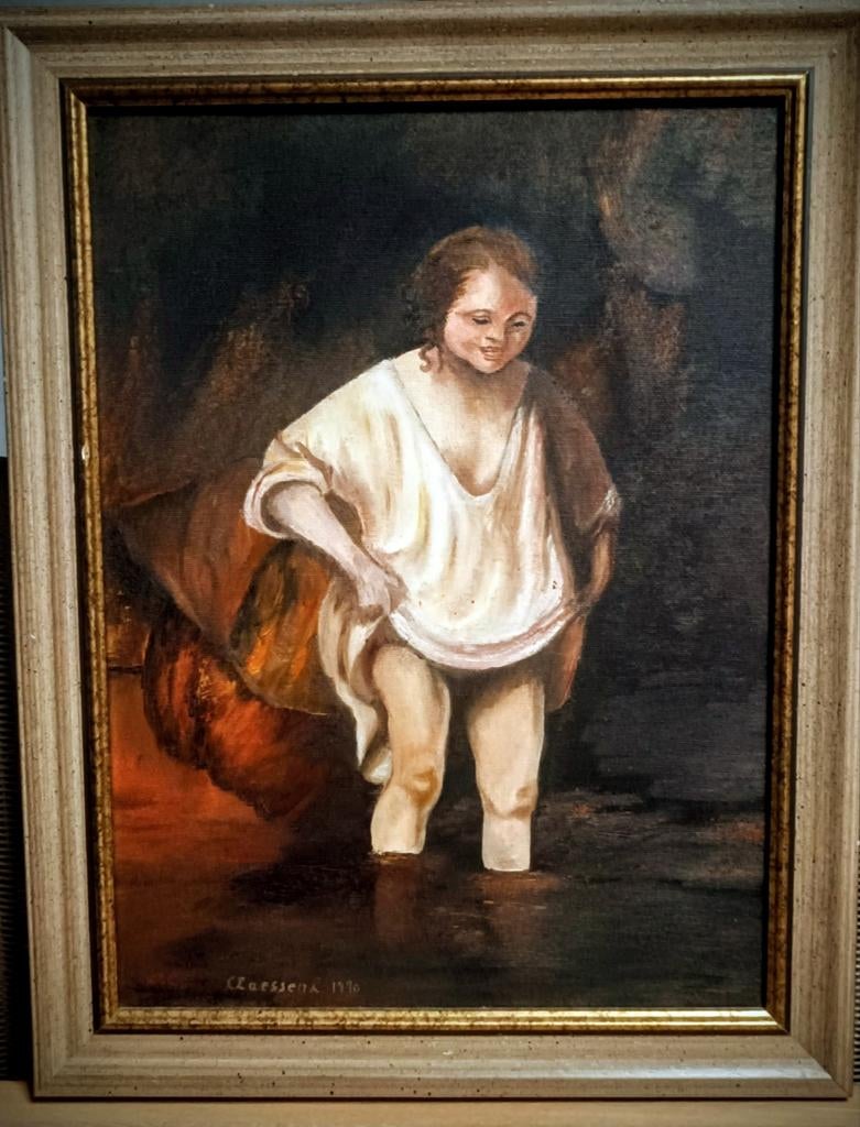 Olieverf schilderij, Ophalen