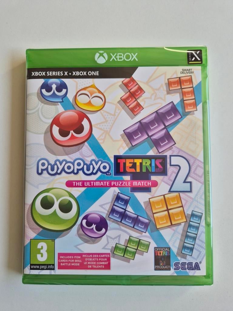 Puyopuyo + tetris 2 Sega xbox x en one, Ophalen of Verzenden, Zo goed als nieuw