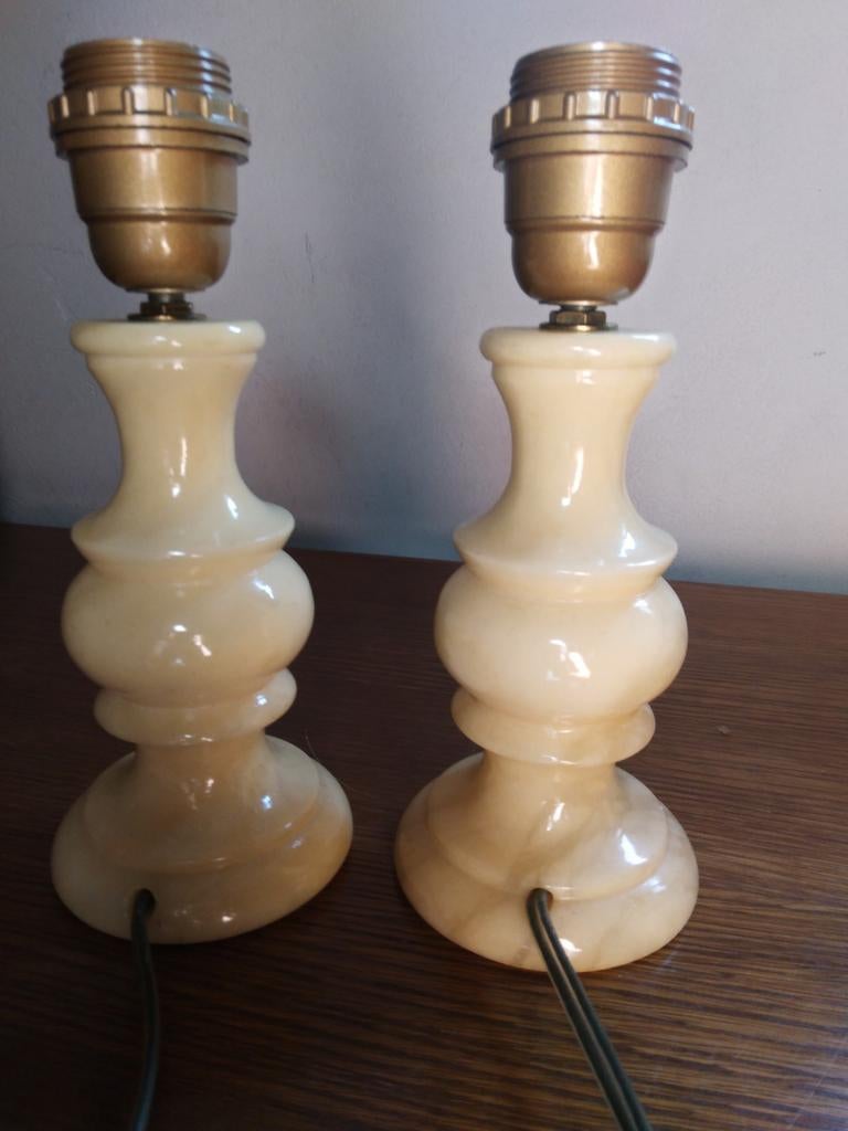 2 albast kastlampen voor 20€, Ophalen