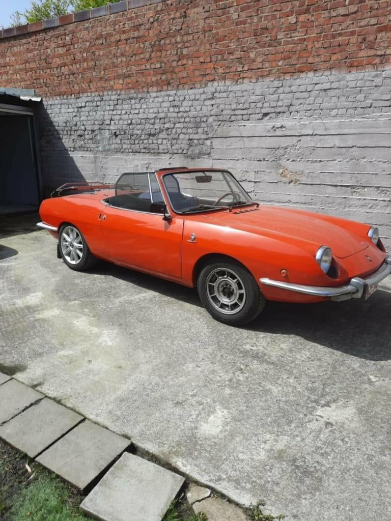 Fiat Spider 903 cc, Auto's, 903 cc, Achterwielaandrijving, Zwart, Cabriolet