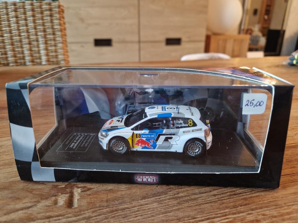 Diecast club 1/43 volkswagen polo R WRC, Enlèvement ou Envoi, Comme neuf
