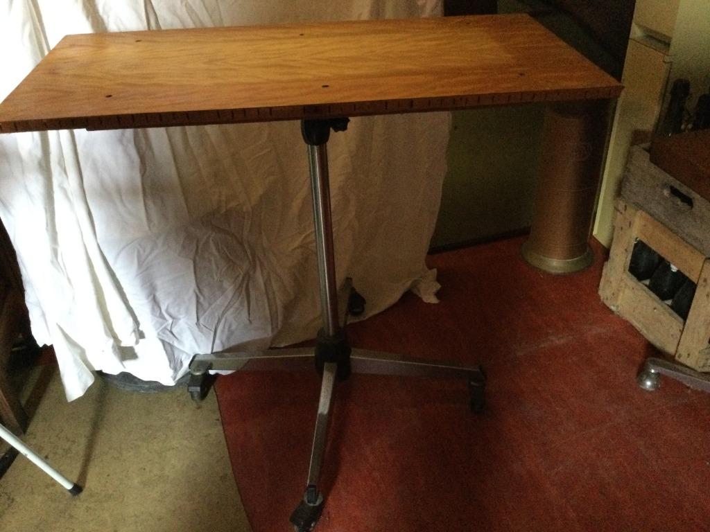 Vintage tv-tafel - bijzettafel - sidetable, Huis en Inrichting, Tafels | Bijzettafels, Ophalen of Verzenden