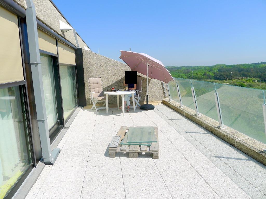 Studio met ruim terras Zeedijk De Haan, Immo, 45 m², De Haan, Provincie West-Vlaanderen, 1 kamers