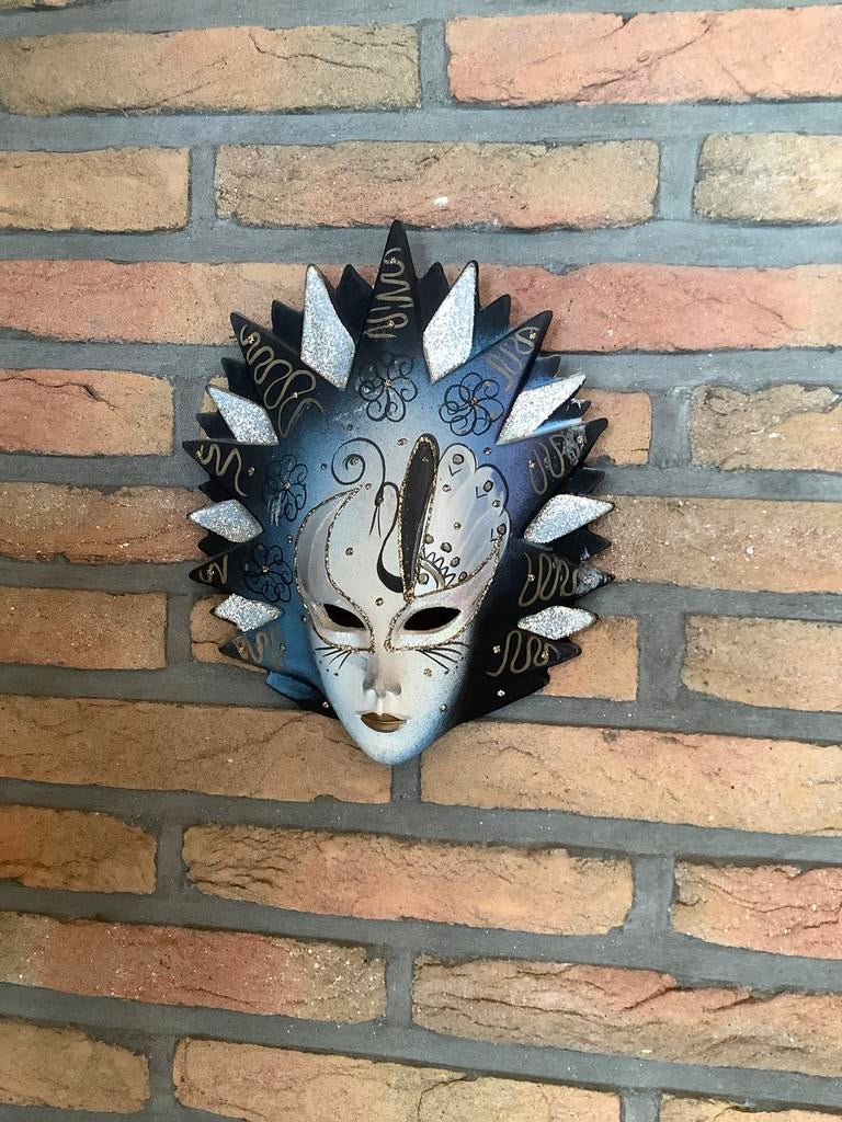 Decoratief Venetiaans masker, Ophalen, Zo goed als nieuw
