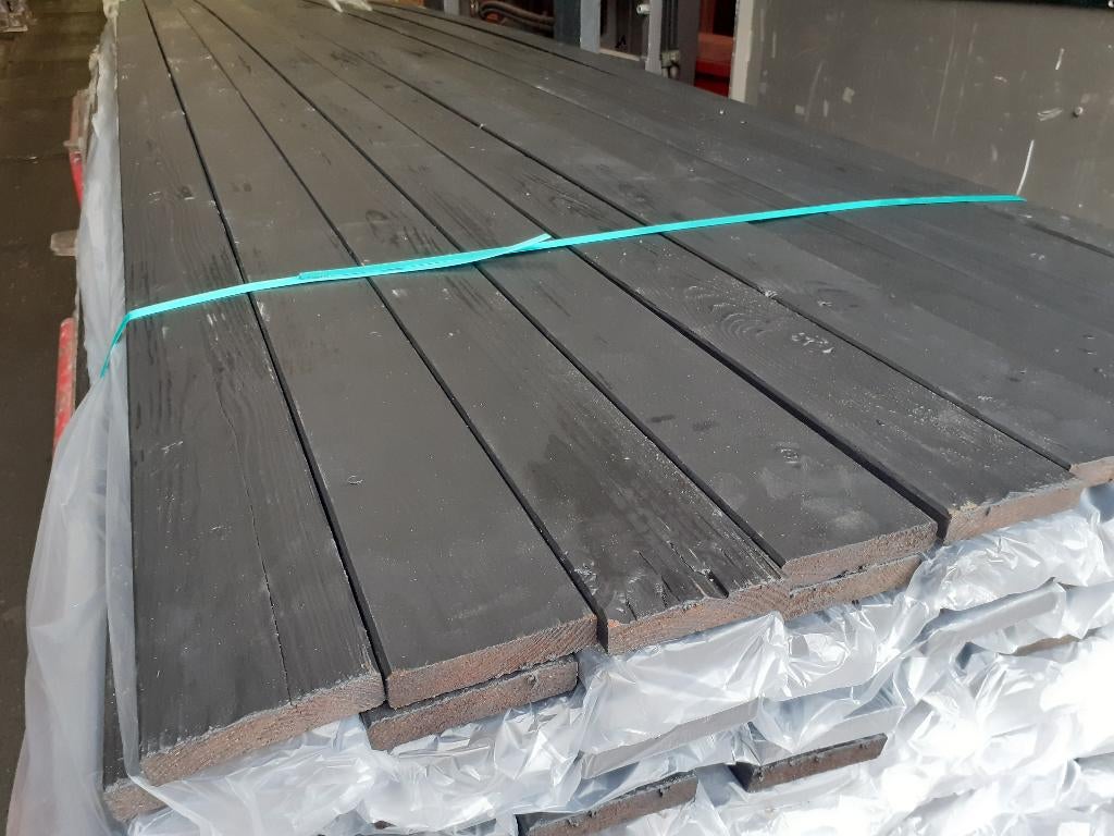 Lot de 850m2 de bardage en épicéa Thermowood -  résistance B, Enlèvement ou Envoi, 250 cm ou plus, Planches