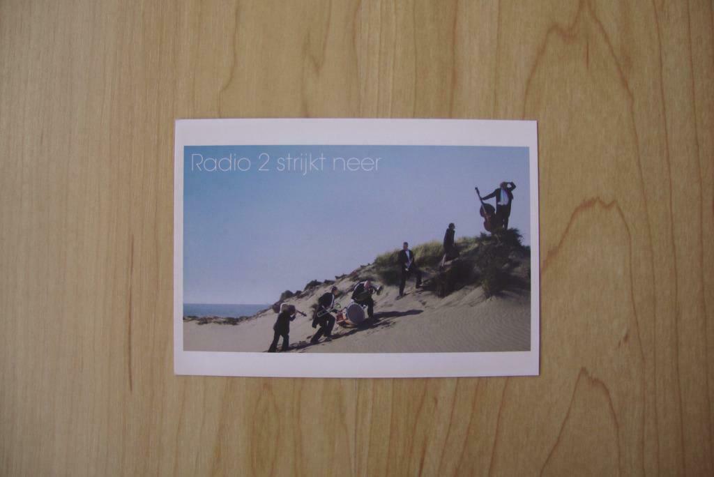 Radio2 postkaart ‘Radio 2 strijkt neer’, Collections, Enlèvement ou Envoi, Comme neuf, Autres types