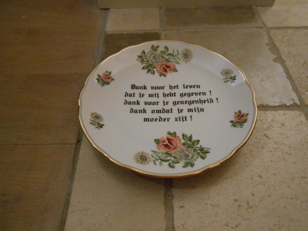* lieflijk bord Bavaria, voor moeder, spreukenbord, Antiek en Kunst, Ophalen of Verzenden