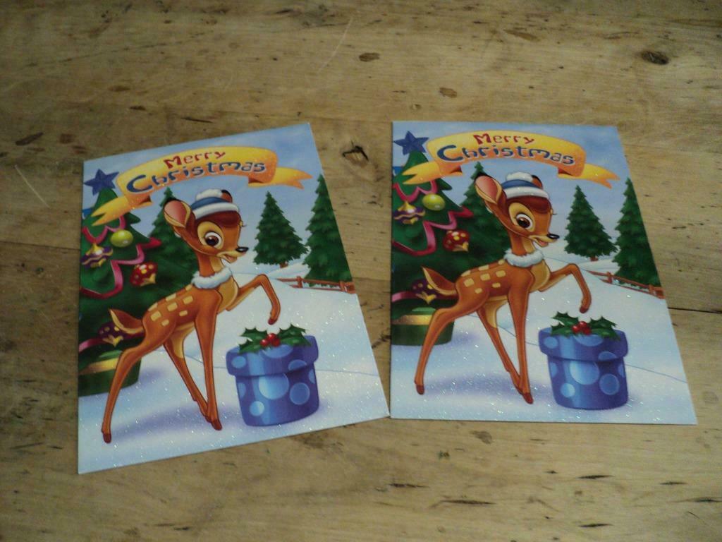 kerstkaarten  disney, Diversen, Ophalen of Verzenden