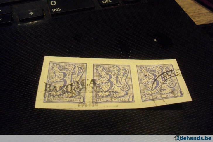 postzegel Belgie, Timbres & Monnaies, Timbres | Europe | Belgique, Enlèvement ou Envoi, Affranchi