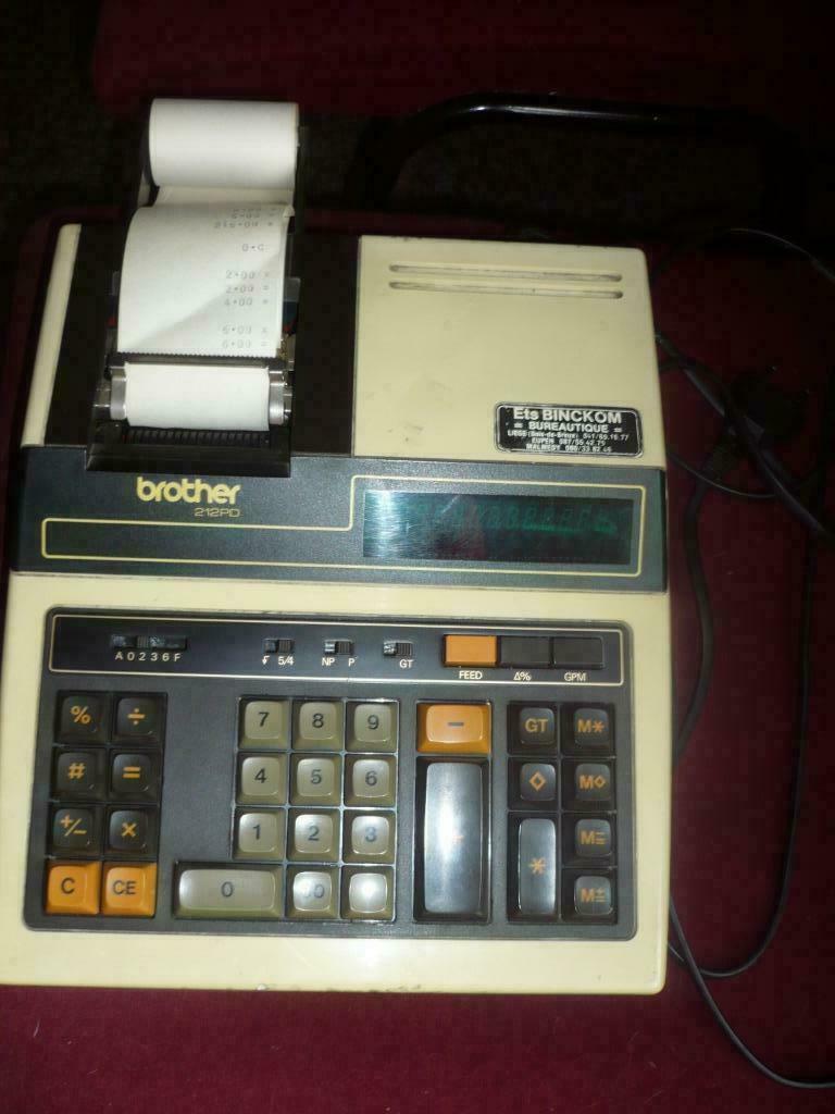 MACHINE A CALCULER ELECTRIQUE, Ophalen of Verzenden, Gebruikt
