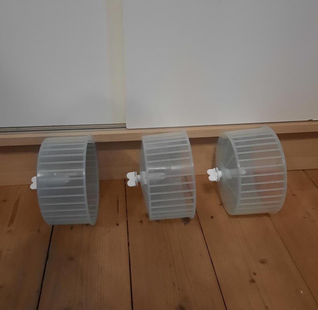 Roues de course pour rongeurs et hamsters nains, Animaux & Accessoires, Enlèvement ou Envoi, Comme neuf, Roue