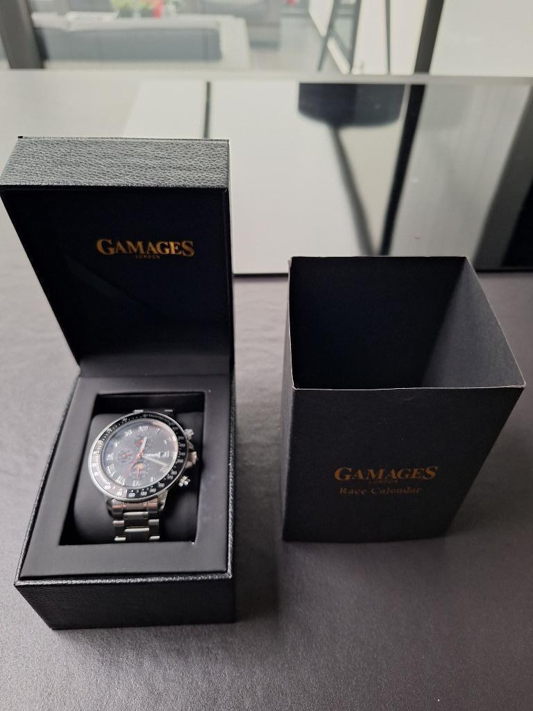 Prachtig Gamages horloge te koop, Staal, Staal, Polshorloge, Zo goed als nieuw