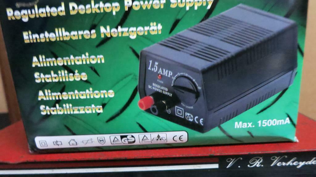 Alimentation Stabilisée 1.5 A de 3V à 12V, Enlèvement, Neuf