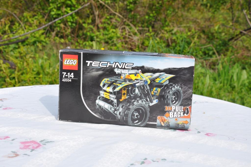 lego technic quad 7-14 numero 42034, Ophalen of Verzenden, Gebruikt, Complete set, Lego