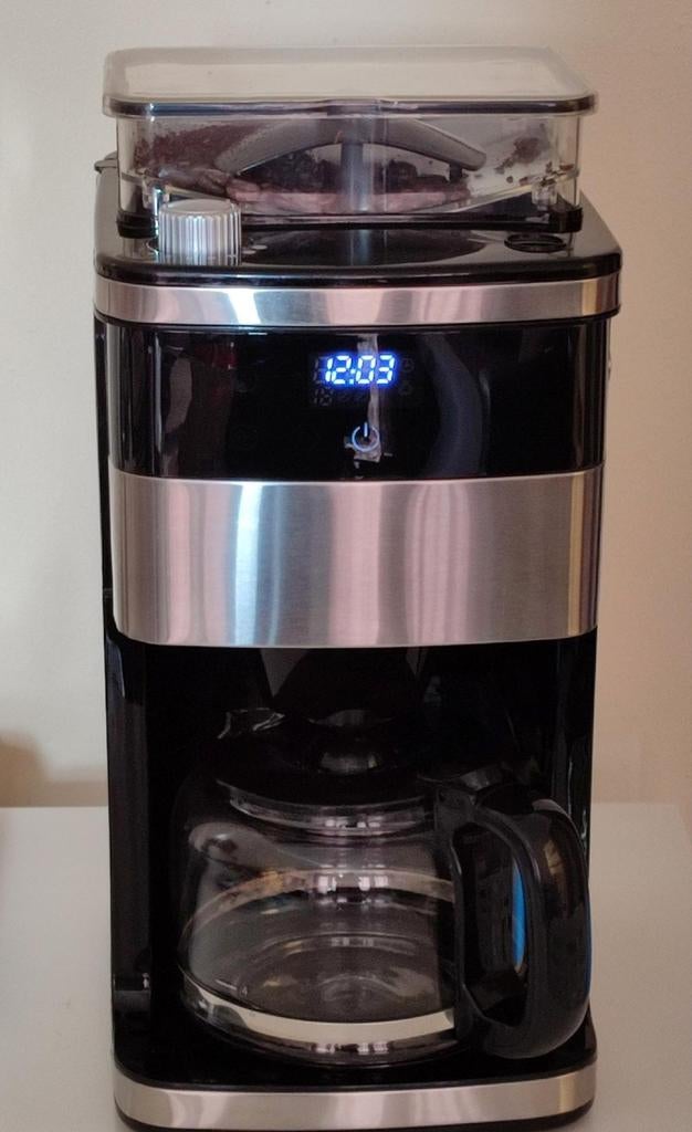 Cafetière électrique avec moulin intégré, Enlèvement ou Envoi, Comme neuf
