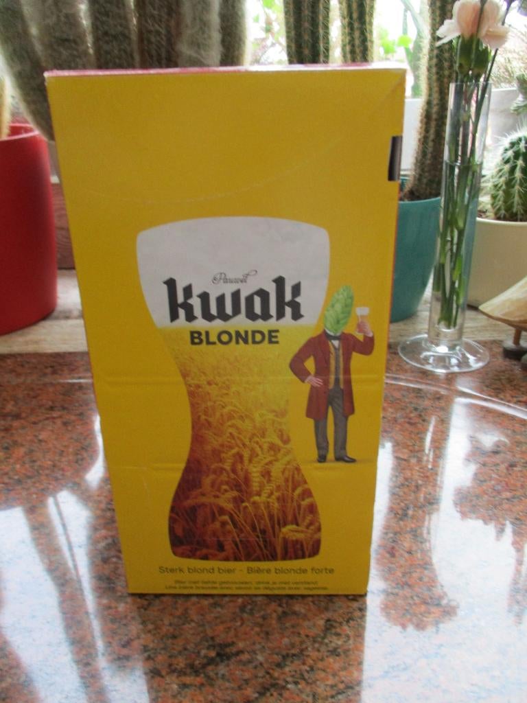 glas van Kwak nieuw in doos, Enlèvement ou Envoi, Neuf, Verre à bière