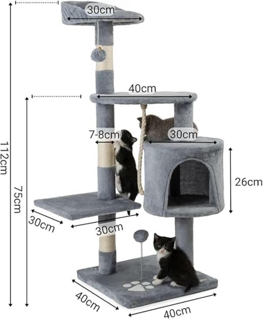 krabpaal | klimpaal | kattentoren | kattenhuis | Nieuw, Dieren en Toebehoren, -, Verzenden, Dibea, -