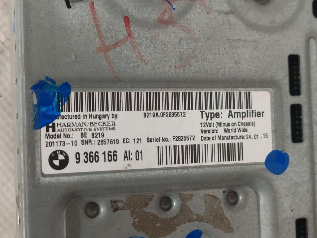 Amplificateur de Son BMW F06 9366166, Enlèvement, Utilisé, BMW
