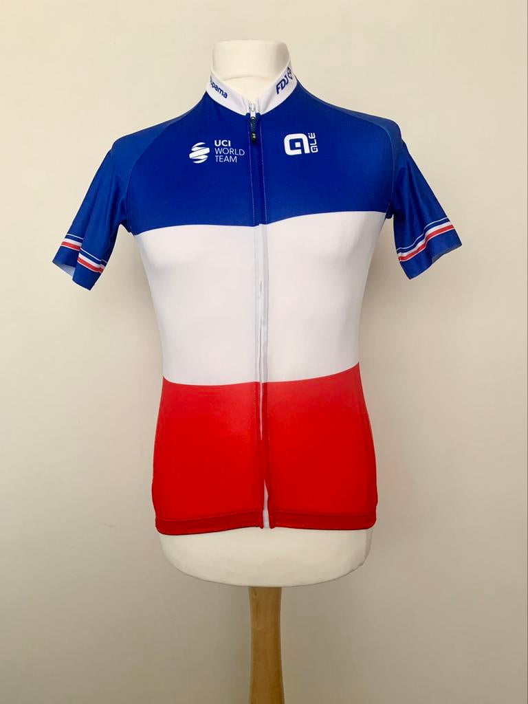 France Champion Groupama FDJ Roux Démare Madouas GLE shirt, Gebruikt, Kleding