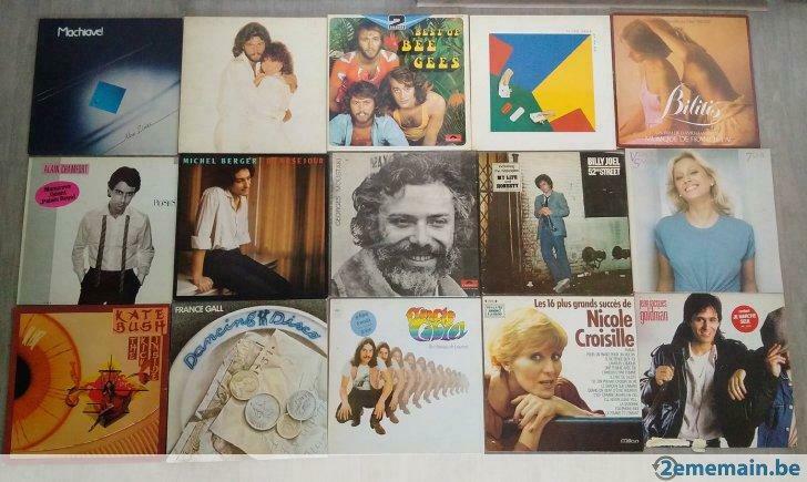 Disques 33 tours - Variétés françaises et anglaises, CD & DVD, Vinyles | Pop, Enlèvement