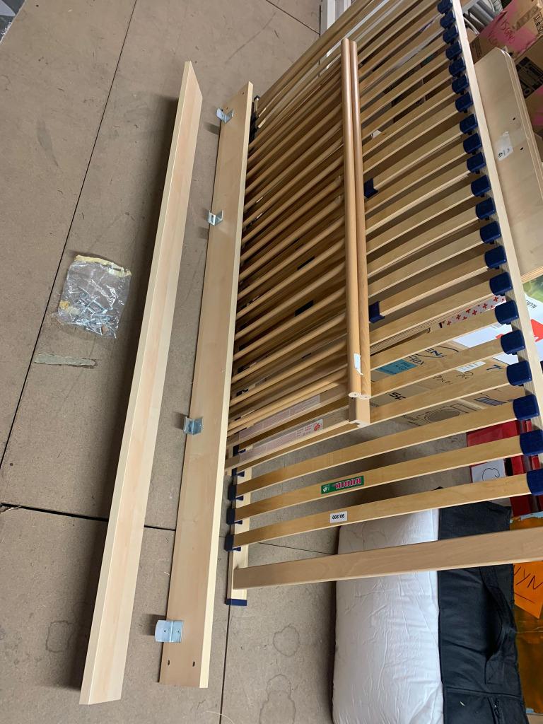 doorgroeibed, Kinderen en Baby's, Kinderkamer | Bedden, Ophalen, 85 tot 100 cm, Gebruikt, Lattenbodem