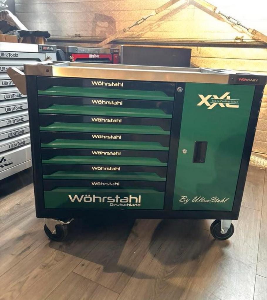 Wöhrstahl XXL Gereedschapswagen Met Krachtdoppen Nieuw!, Enlèvement, Neuf