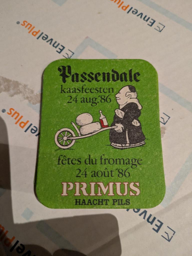 Passendale 1986, Ophalen of Verzenden, Zo goed als nieuw, Viltje(s)