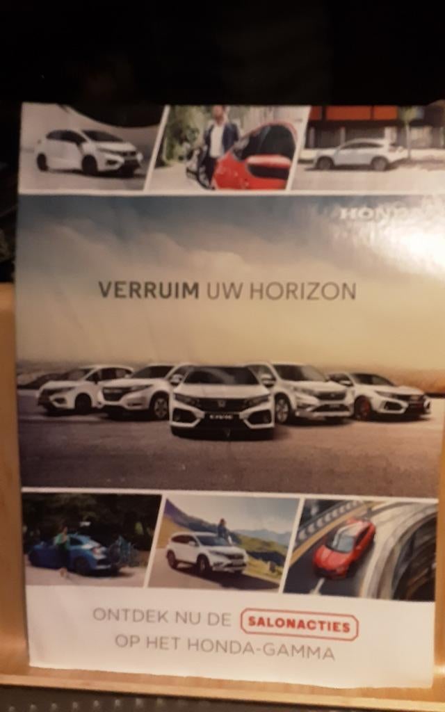 Honda gamma brochure, Ophalen of Verzenden, Zo goed als nieuw, Honda
