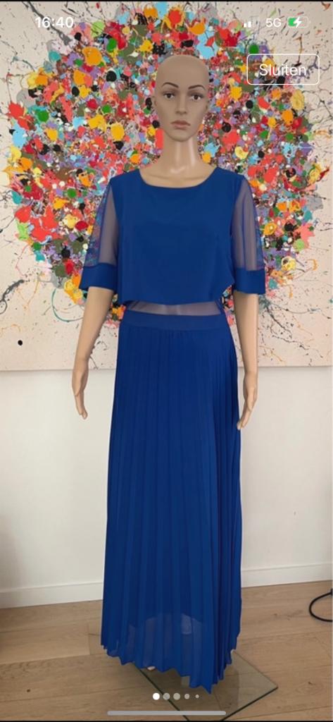 Rinascimento' -Prachtige feestjurk als nieuw! M, Maat 38/40 (M), Blauw, Rinascimento, Cocktailjurk