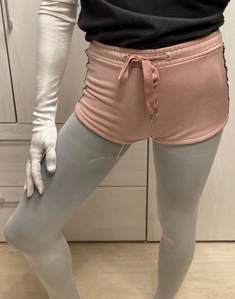 Short de sport Bershka XS marron-rose, Enlèvement ou Envoi, Rose, Comme neuf, Bershka