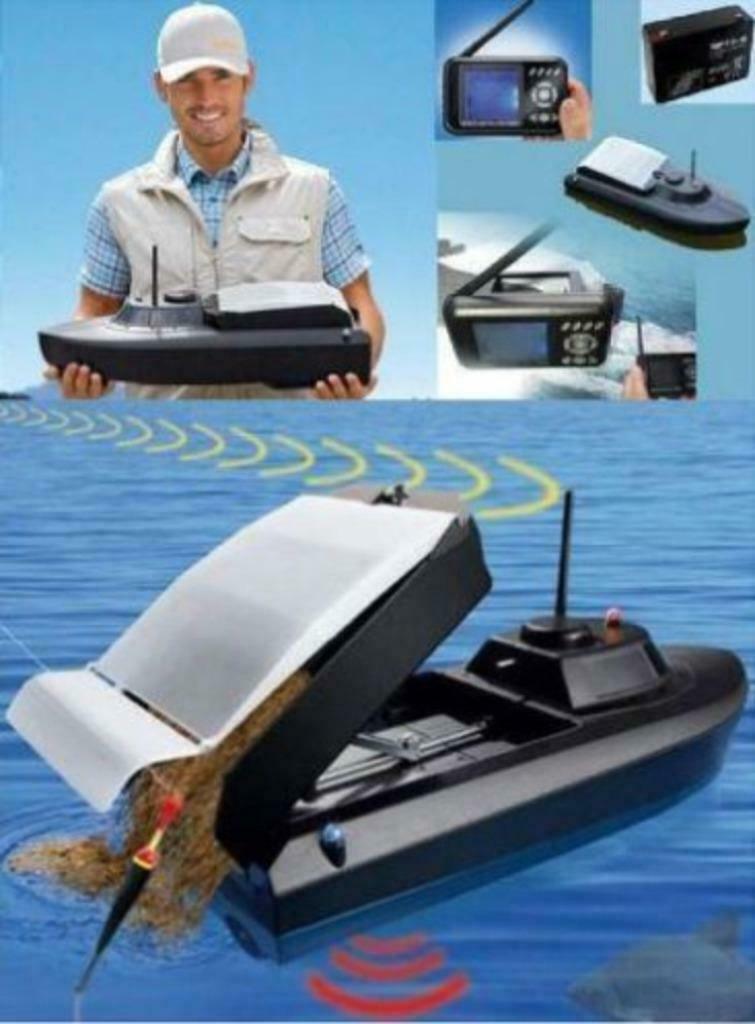 Hi-Tech Voerboot Met Sonar, Fishfinder, Dieptemeter, Enlèvement ou Envoi, Neuf