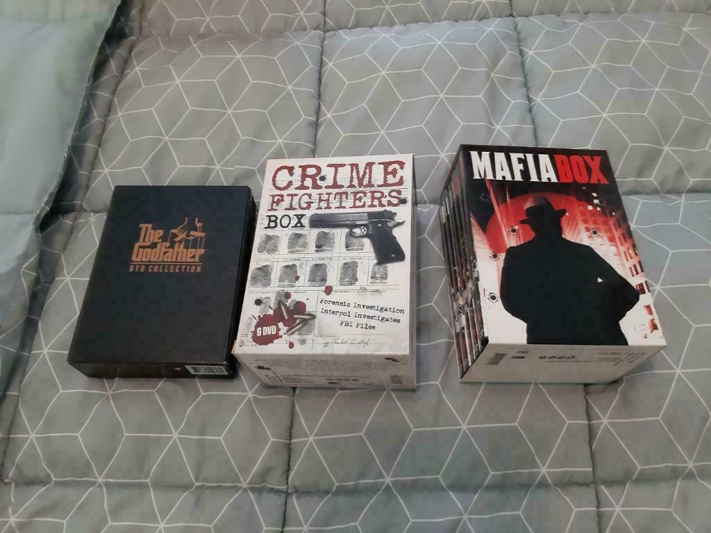 DVD BOX  the Godfather, Crime fighters, Mafia, Ophalen of Verzenden, Nieuw in verpakking