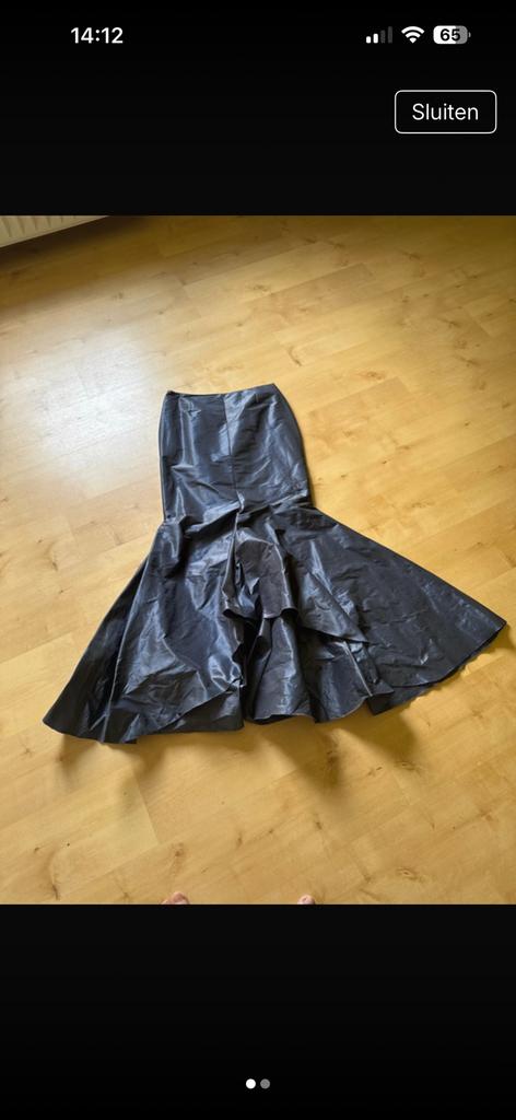 Jupe évasée en soie bleu pétrole, Vêtements | Femmes, Neuf, Taille 38/40 (M), Autres types, Enlèvement