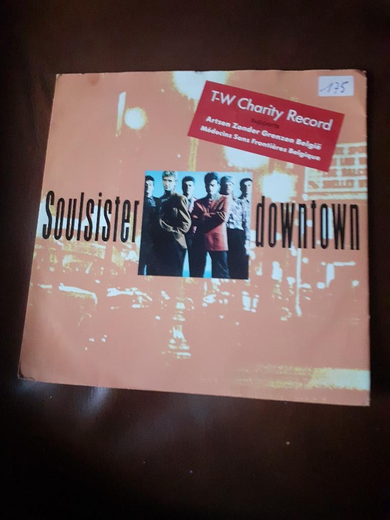 45T Soulsister : Downtown (Belpop), Cd's en Dvd's, Vinyl Singles, Ophalen of Verzenden