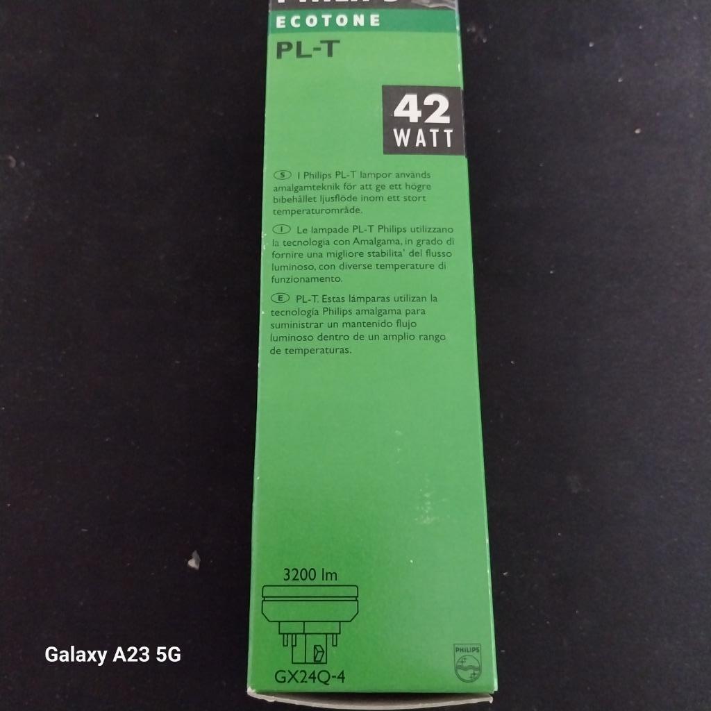 Philips ecotone PL-T 42W 3200Lm Gx24Q-4--- NIEUW verpakt, Nieuw, Overige fittingen, Spaarlamp, Ophalen