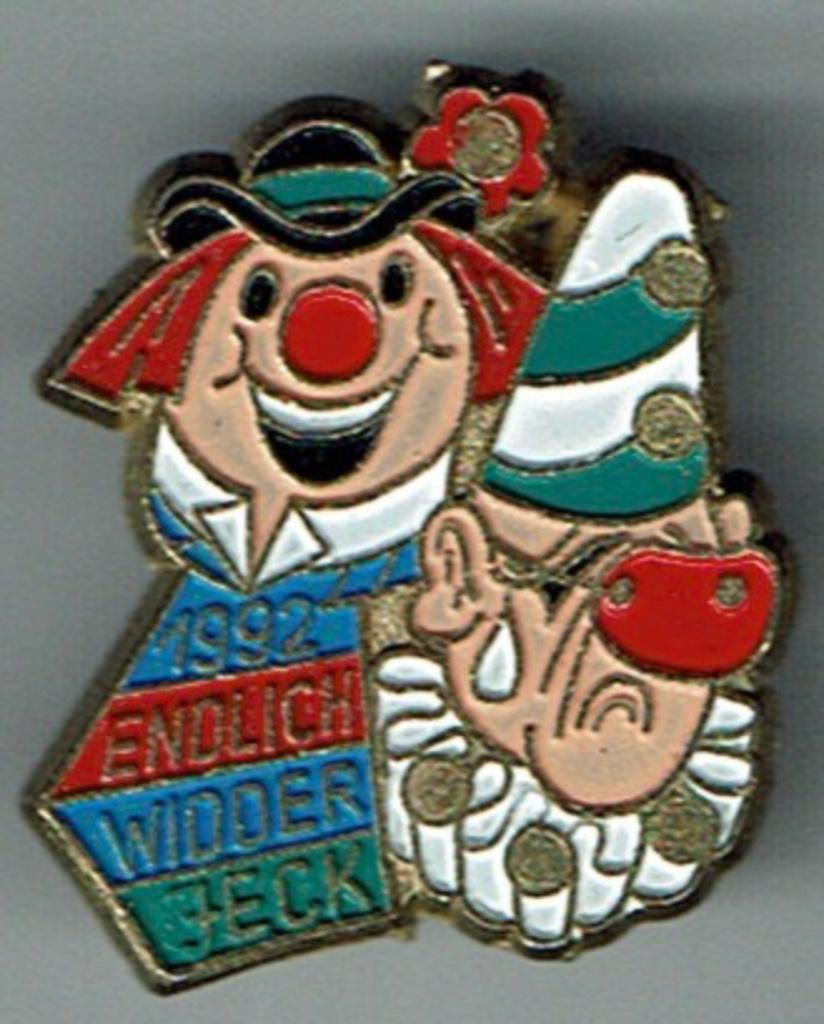 carnaval, Allemagne, 1992, Envoi, Comme neuf, Autres sujets/thèmes, Insigne ou Pin's