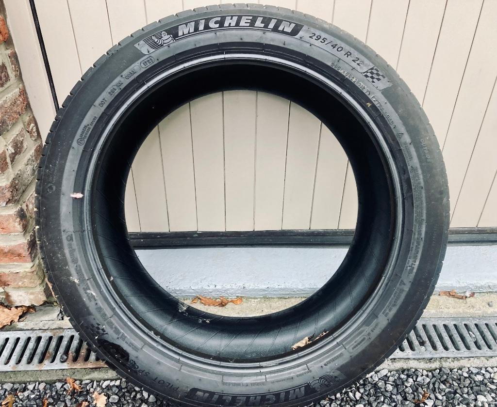 1 Michelin Pilot Sport 4 SUV-band, 295/40/22 112 y, Auto-onderdelen, Banden en Velgen, Ophalen, Gebruikt, 295 mm, Overige maten