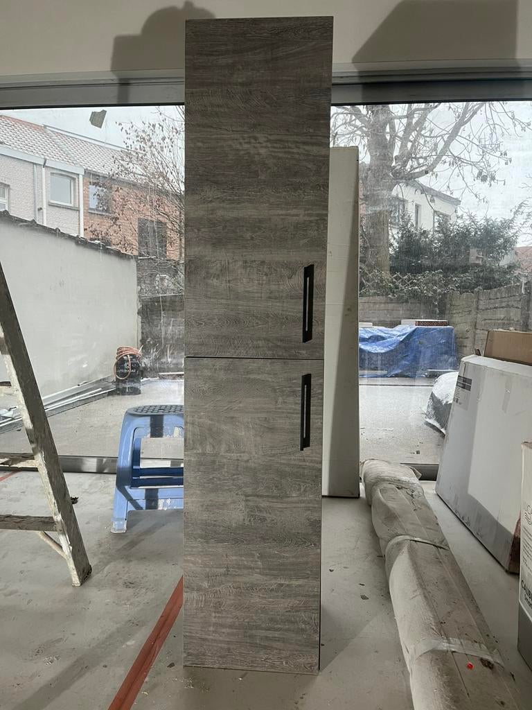 Meuble colonne de salle de bain 160 cm, Neuf, 25 à 50 cm, Armoire (mi-)haute, Moins de 50 cm