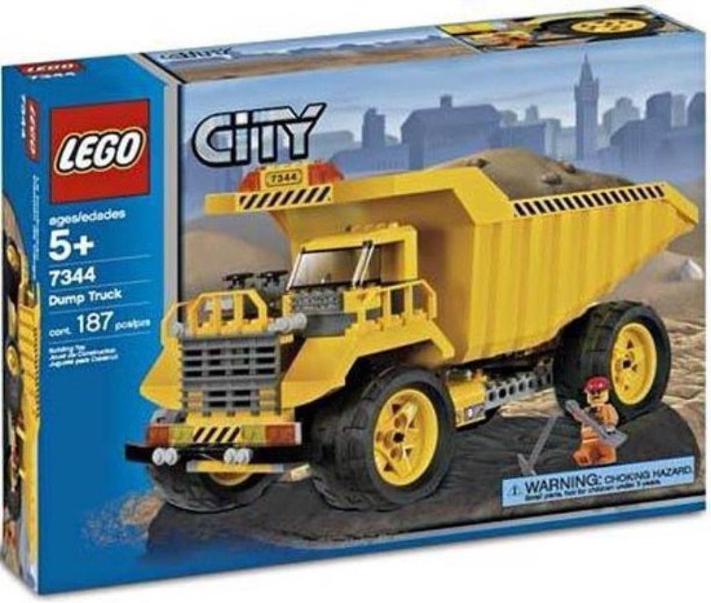 Lego City (7344) Dump Truck, Kinderen en Baby's, Speelgoed | Duplo en Lego, Gebruikt, Lego, Complete set, Ophalen of Verzenden