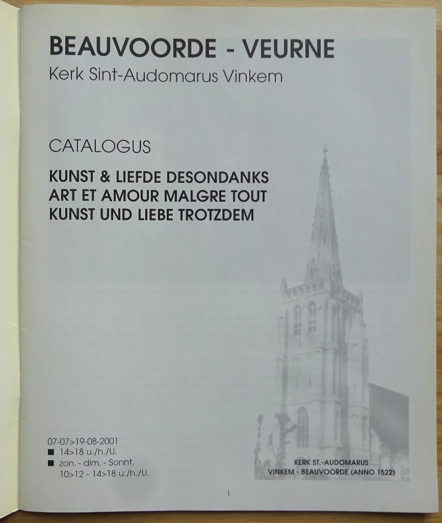 Godfried Vervisch, Marcel Notebaert, Jean Roulland, 2001, Ophalen of Verzenden, Zo goed als nieuw, Schilder- en Tekenkunst