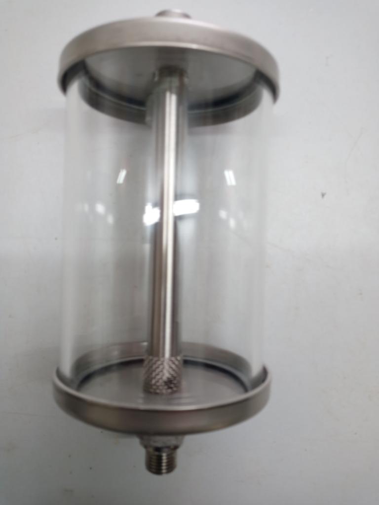 glazen oliepot RVS 1/4", Watersport en Boten, Ophalen of Verzenden, Nieuw, Motor en Techniek, Motorboot
