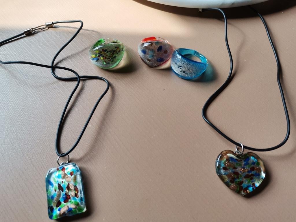 Lot de bijoux fantaisie en verre, Enlèvement ou Envoi, Neuf