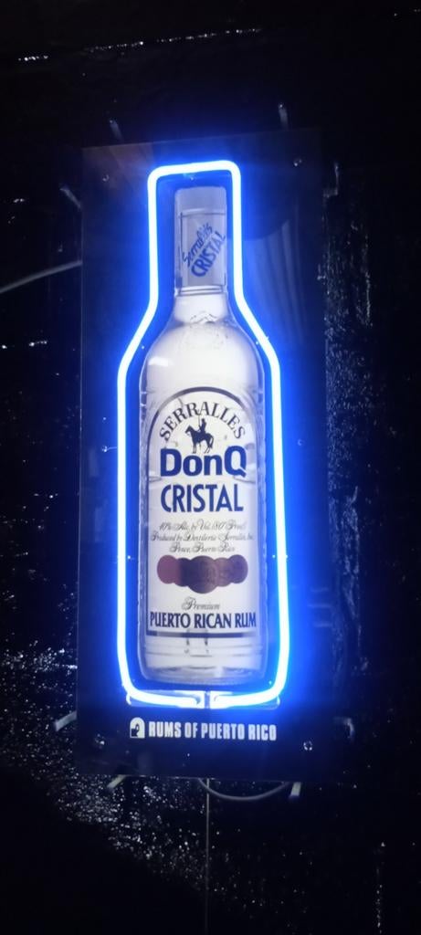 Donq Puerto rican rum neon verlichting, Ophalen
