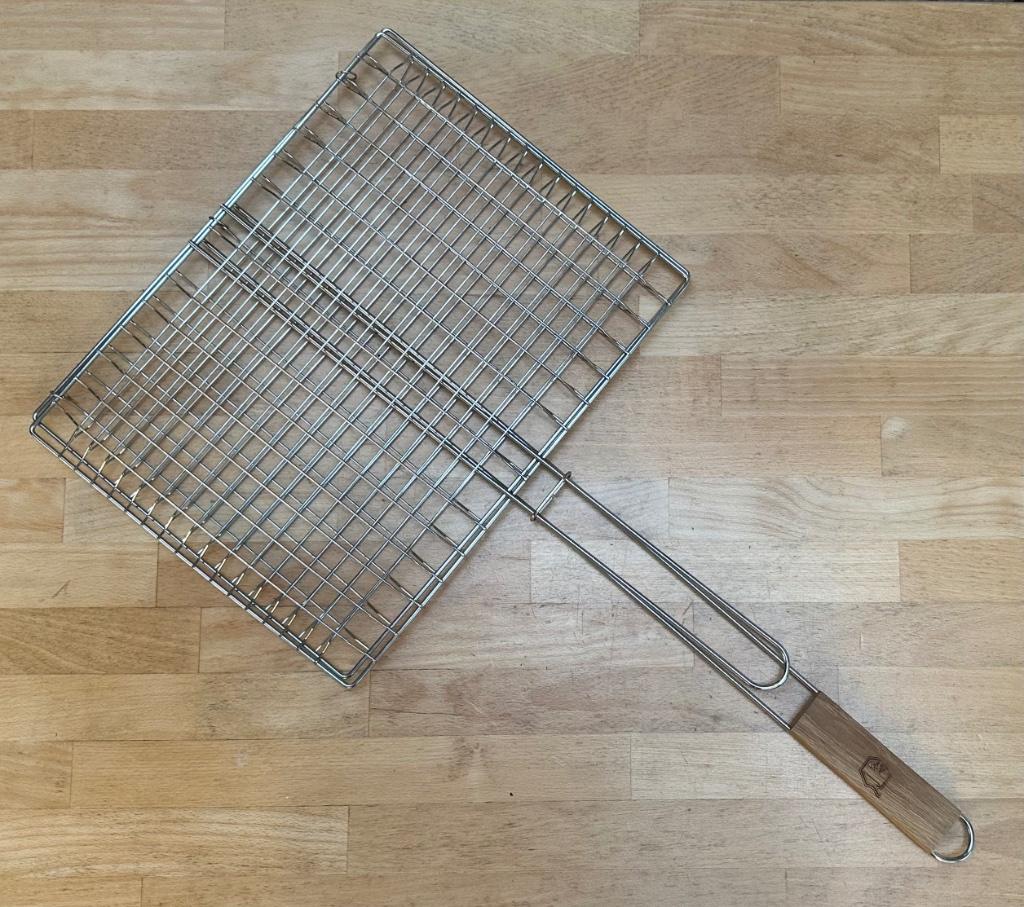 Double grilles de cuisson (panier) pour barbecue 37x30cm, Enlèvement