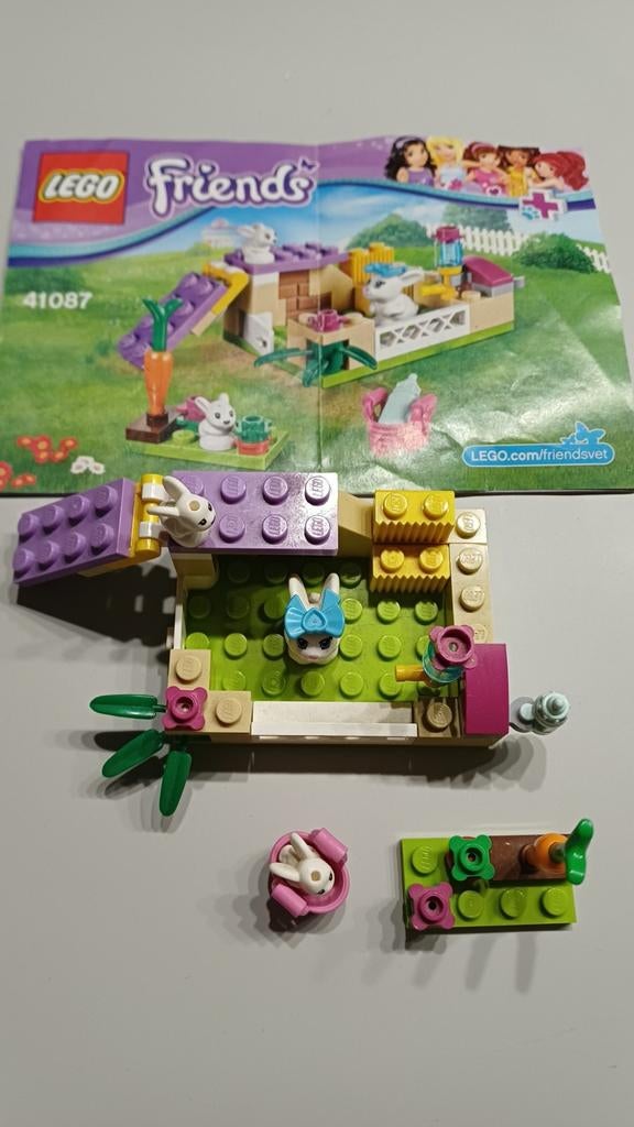 LEGO Friends Konijn met Kleintjes - 41087, Ophalen of Verzenden, Lego