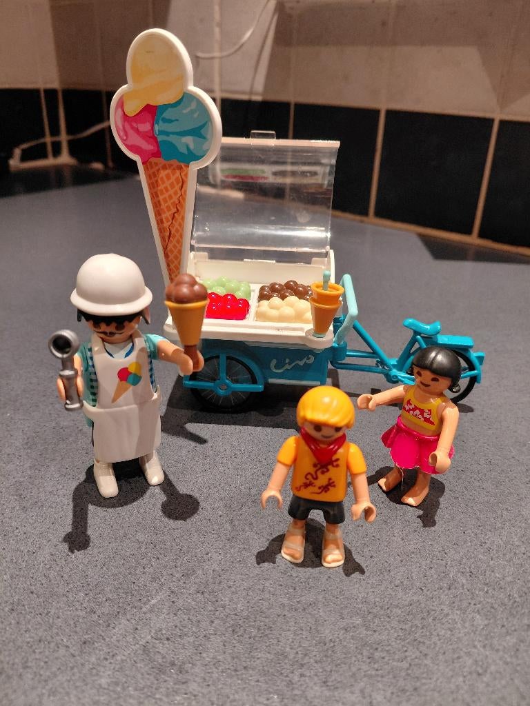 Playmobil ijs en scooter, Ophalen, Zo goed als nieuw, Complete set